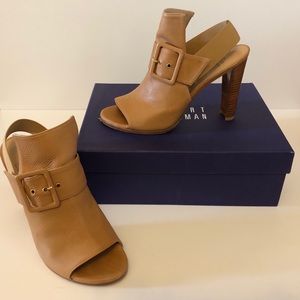 Khaki Stuart Weitzman Booties